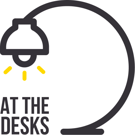 At The Desks - Black Logo